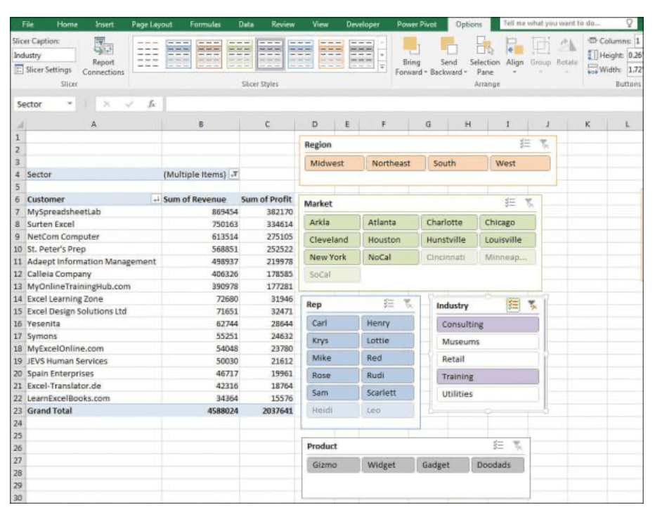 Build Pivot Table Report
