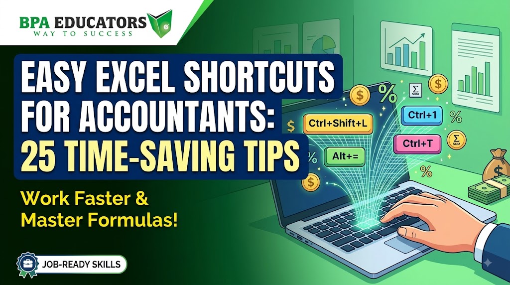Easy Excel Shortcuts for Accountants